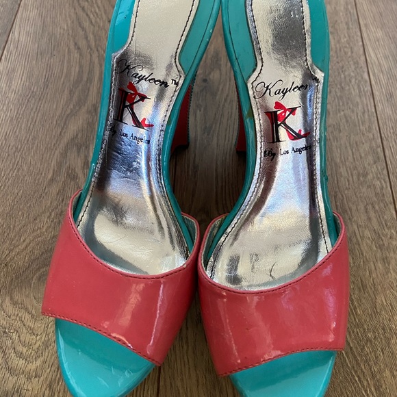 2/20 color block platform heels - Picture 3 of 7